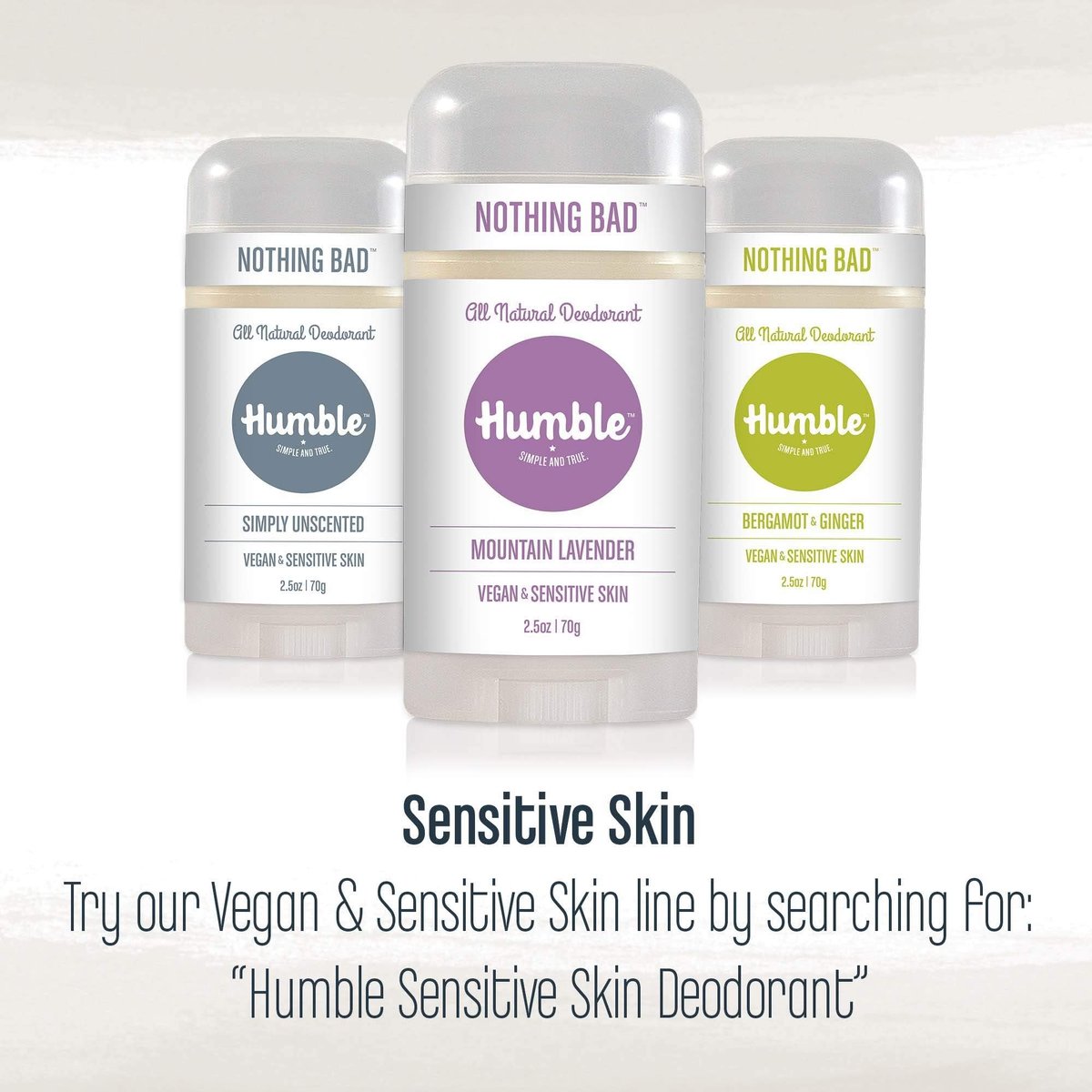 HUMBLE BRANDS Patchouli Copal Frankincense Natural Deodorant, 2.5 oz - Aluminum Free, Vegan, Cruelty Free Avelisse