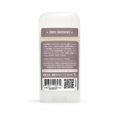 HUMBLE BRANDS Patchouli Copal Frankincense Natural Deodorant, 2.5 oz - Aluminum Free, Vegan, Cruelty Free Avelisse
