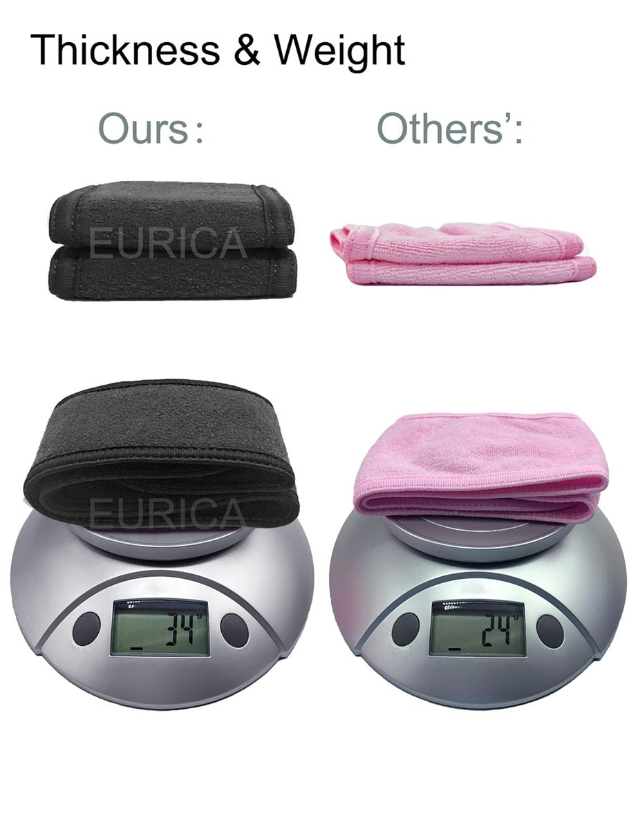 EUICAE 6-Pack White Hair Wrap Headband - Non-Slip Stretchable Washable Cotton Headbands for Women, Men, and Girls - görsel 3