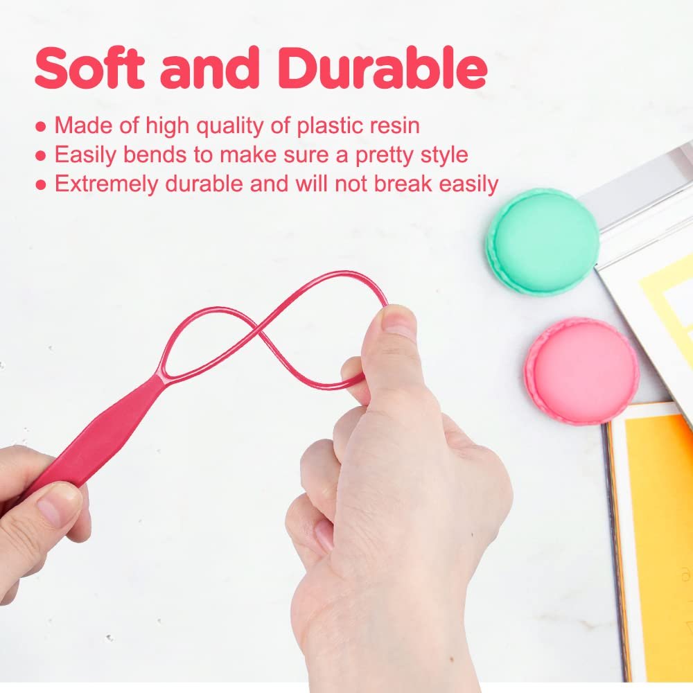 TsMADDTs Hair Braiding Tools - 26 Piece Hair Styling Kit with Topsy Tail Tools and French Braiders for Ponytail - görsel 9