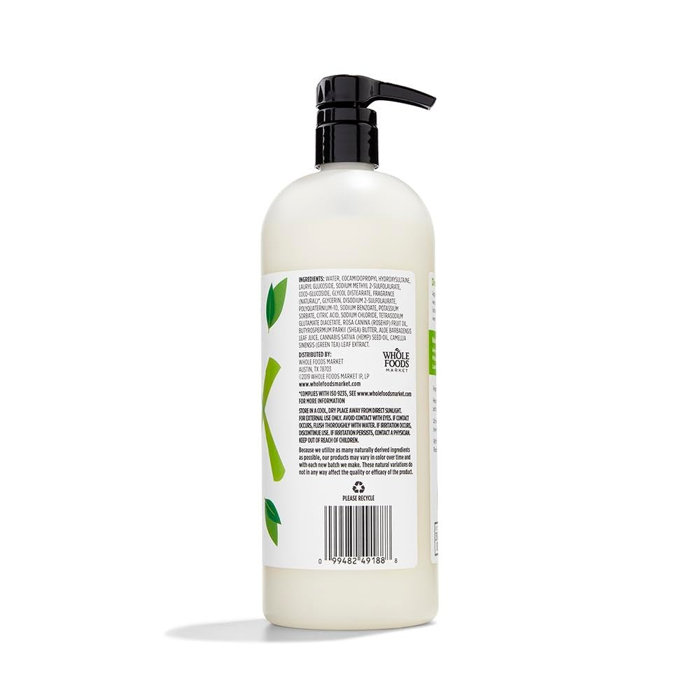 365 by Whole Foods Market Body Wash Moisturizing Aloe & White Tea - 32 Fl Oz - görsel 3