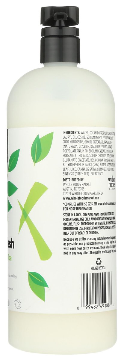 365 by Whole Foods Market Body Wash Moisturizing Aloe & White Tea - 32 Fl Oz