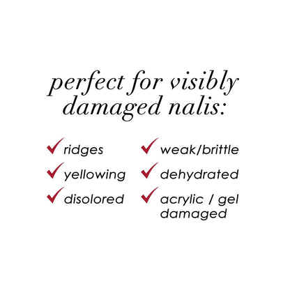 Dermelect Transfix Nail Restore Base Coat - Strengthening & Concealing Treatment for Weak, Peeling, Breaking, Splitting Nails (0.4 oz) Avelisse
