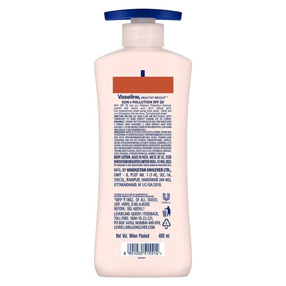 Vaseline Sun Protection Body Lotion SPF 30, Daily Body Moisturizer for All Skin Types, Non-Greasy Texture – 400 ml (13.5 fl oz) Avelisse