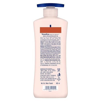 Vaseline Sun Protection Body Lotion SPF 30, Daily Body Moisturizer for All Skin Types, Non-Greasy Texture – 400 ml (13.5 fl oz) Avelisse