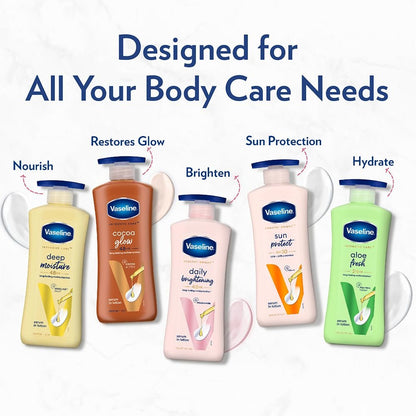 Vaseline Sun Protection Body Lotion SPF 30, Daily Body Moisturizer for All Skin Types, Non-Greasy Texture – 400 ml (13.5 fl oz) Avelisse
