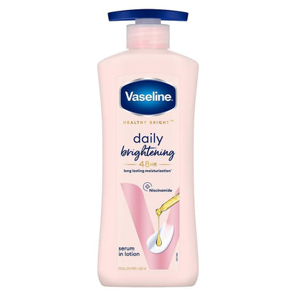 Vaseline Healthy Daily Body Lotion with Vitamin B3, Lightweight Daily Use Moisturizing Lotion – 400 ml (13.53 fl oz)
