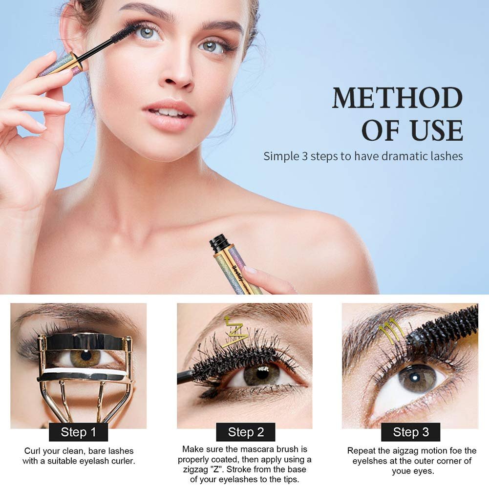 Bestidy 4D Silk Fiber Lash Mascara - Natural Waterproof, Smudge-proof, Thickening & Lengthening, No Clumping, Lasts All Day - görsel 13