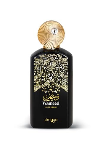 zimaya Wameed Eau de Parfum 3.4 Fl Oz - Unisex Long Lasting White Floral Woody Sweet Oriental Scent