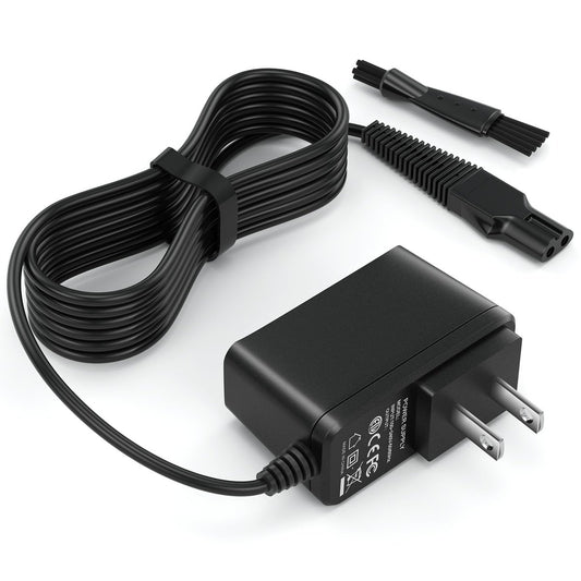 Braun Shaver Charger Replacement – 12V Power Cord Compatible with Series 3/5/7/9/1