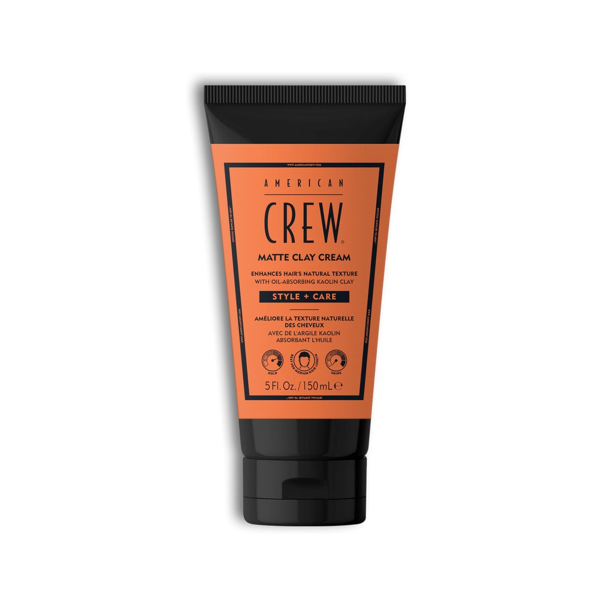 AMERICAN CREW Matte Clay Cream – Medium Hold Hair Styling Clay Gel for Men, Matte Finish, 5 fl oz Avelisse