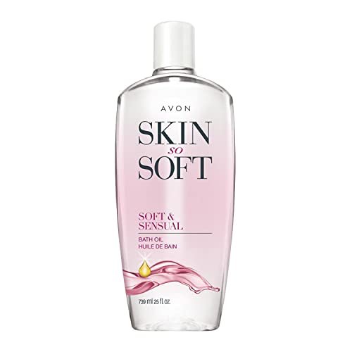 AVON Skin So Soft Soft & Sensual Bath Oil – 25 fl oz, Deeply Hydrating Body Oil for Dry Skin Avelisse