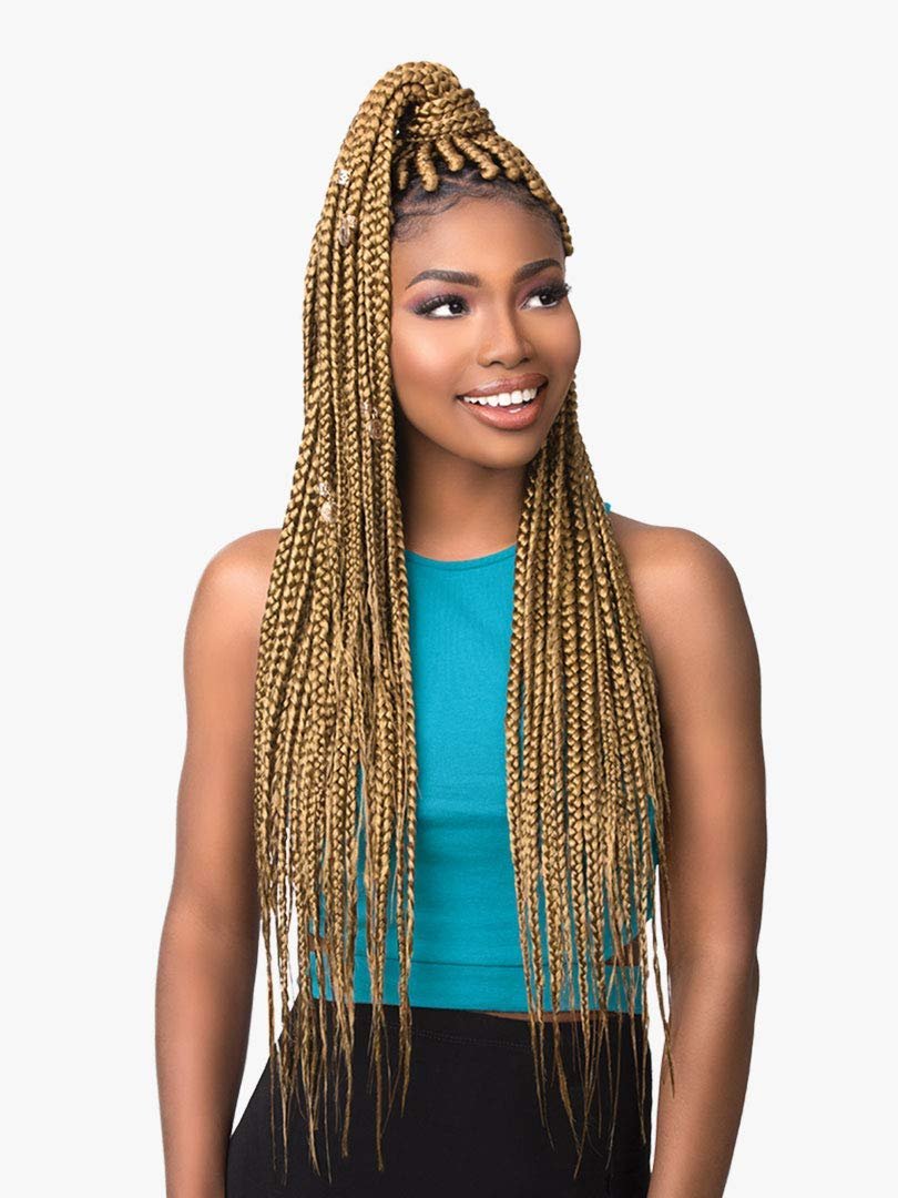Sensationnel X-Pression 100% Kanekalon Crochet Braid - 2X RUWA Pre-Stretched 30" (6 Pack, 2) - görsel 1