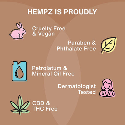 Hempz Smoothing Herbal Body Moisturizer - Koa & Sweet Almond, 2.25 oz - Lightweight Vegan Lotion with Hemp Seed Oil & Shea Butter for Dry Skin