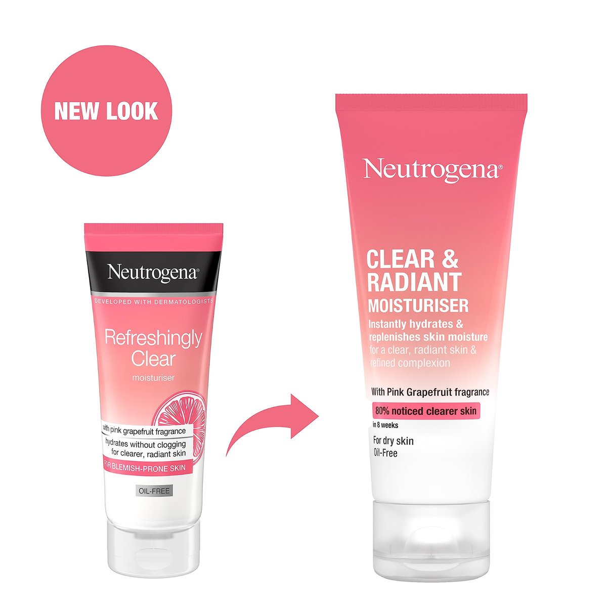 Neutrogena Refreshingly Clear Oil-Free Moisturiser 50ml - Lightweight Daily Face Moisturizer - görsel 8