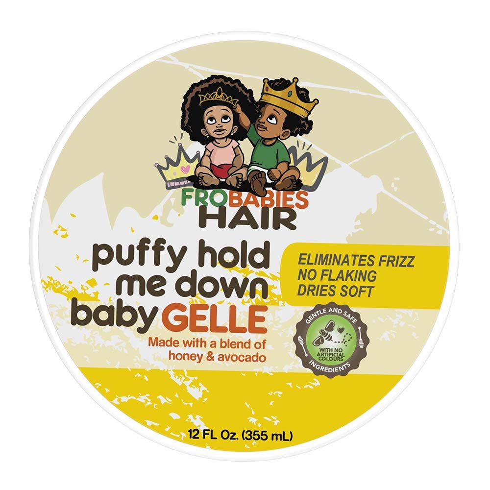 FroBabies Hair Hold Me Down Baby Gelle - 12 oz | Styling Gel for Kids Avelisse