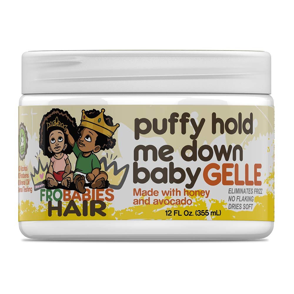 FroBabies Hair Hold Me Down Baby Gelle - 12 oz | Styling Gel for Kids Avelisse