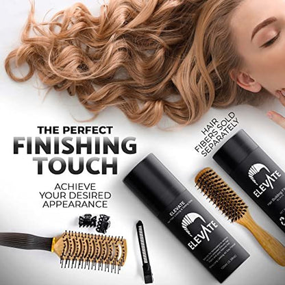 Elevate Hair Fiber Locking & Setting Hold Spray – Long Lasting, Weather Resistant for Men & Women, 3.38 oz Avelisse