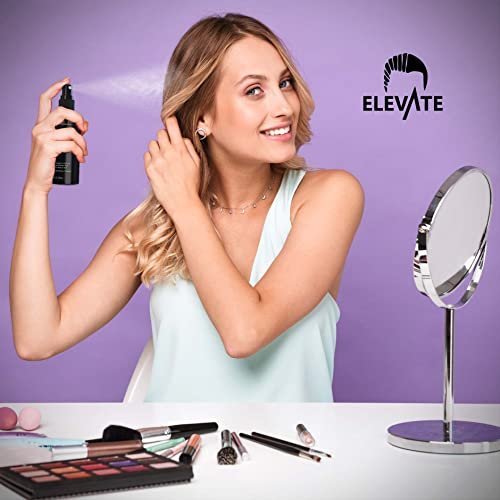 Elevate Hair Fiber Locking & Setting Hold Spray – Long Lasting, Weather Resistant for Men & Women, 3.38 oz Avelisse