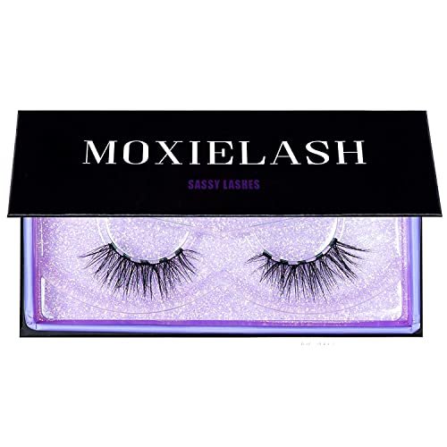MoxieLash Sassy Kit - Mini Liquid Magnetic Eyeliner & Magnetic Eyelashes - No Glue, Mess-Free Application Avelisse