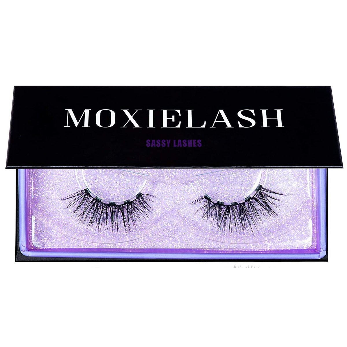 MoxieLash Sassy Kit - Mini Liquid Magnetic Eyeliner & Magnetic Eyelashes - No Glue, Mess-Free Application Avelisse