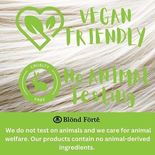 Blond Forte Perfect Blonde Hair Bleach Toner Lightener Kit – 800 ml 20 Volume Developer, Brush & Gloves – Made in Italy Avelisse