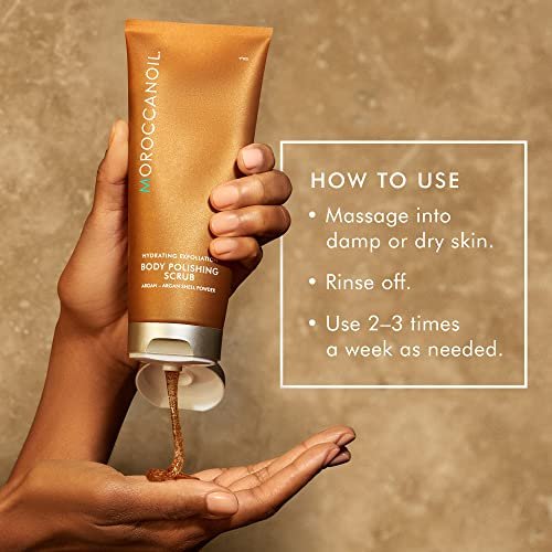 Moroccanoil Body Polishing Scrub - 6.7 Fl Oz | Exfoliating Body Scrub with Argan Oil Avelisse