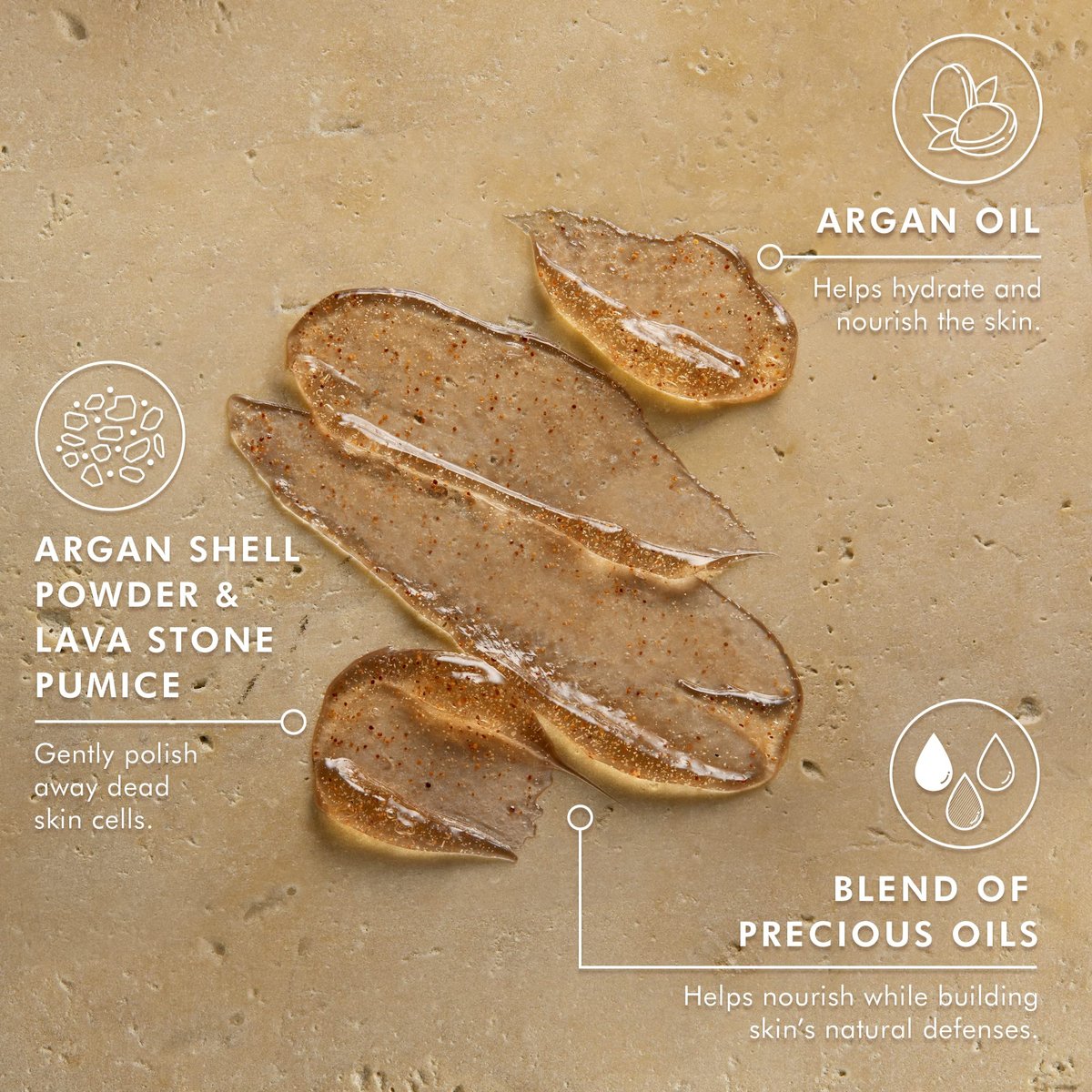 Moroccanoil Body Polishing Scrub - 6.7 Fl Oz | Exfoliating Body Scrub with Argan Oil Avelisse
