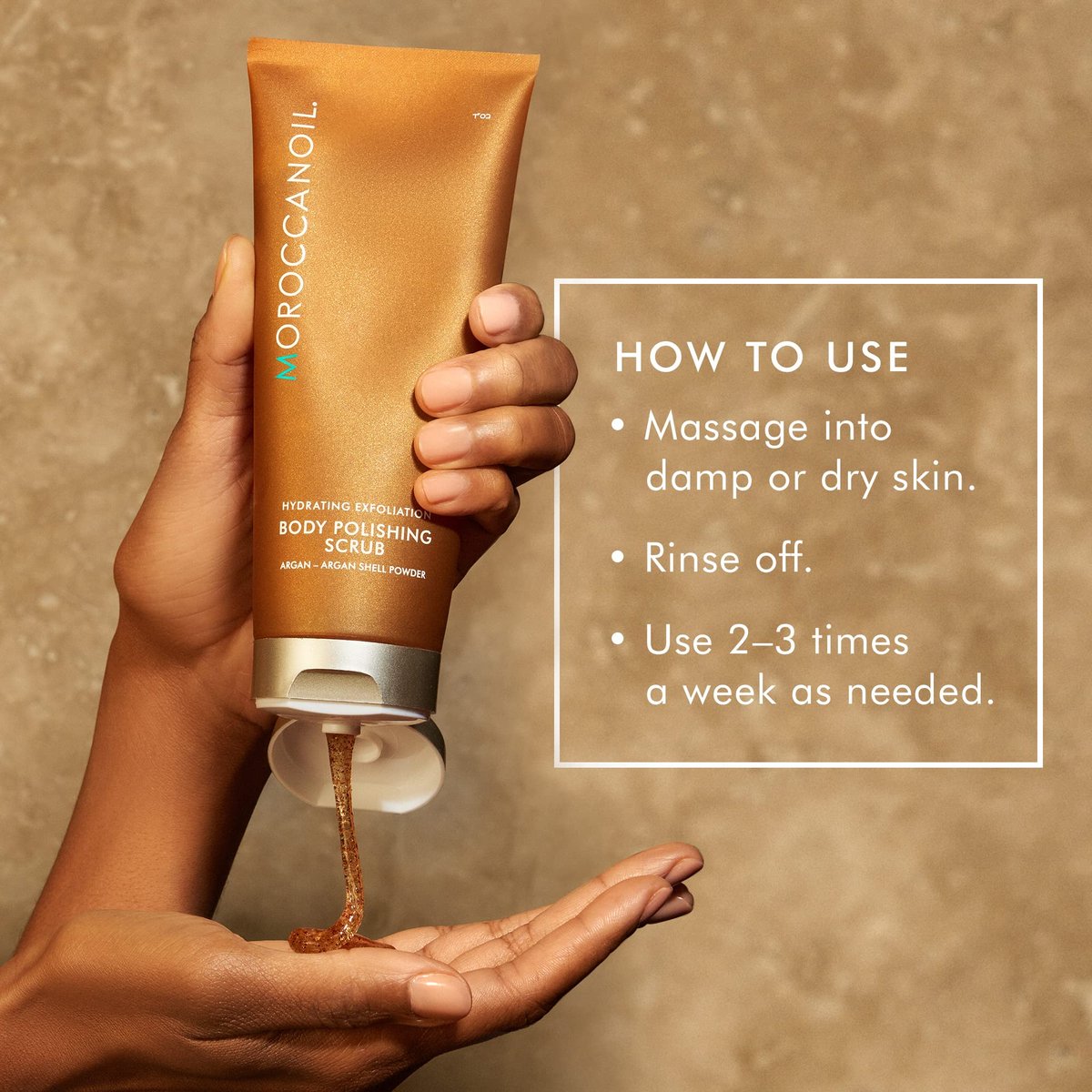 Moroccanoil Body Polishing Scrub - 6.7 Fl Oz | Exfoliating Body Scrub with Argan Oil Avelisse