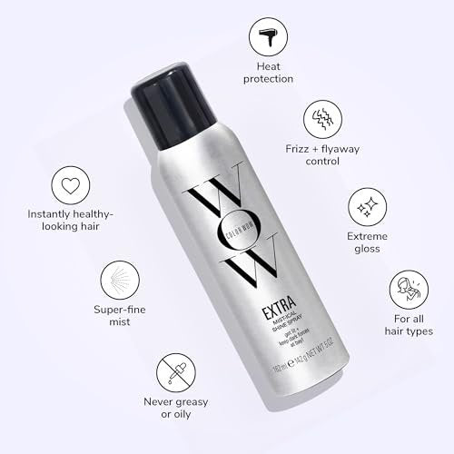 COLOR WOW Extra Mystical Shine Spray – Lightweight, Heat Protection & Frizz Control for Silky Hair - görsel 4
