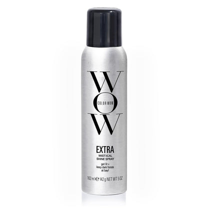 COLOR WOW Extra Mystical Shine Spray – Lightweight, Heat Protection & Frizz Control for Silky Hair
