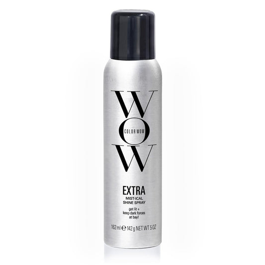 COLOR WOW Extra Mystical Shine Spray – Lightweight, Heat Protection & Frizz Control for Silky Hair