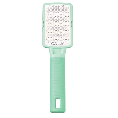 CALA Silky Glide Pro Callus Remover Foot File (Mint) – Stainless Steel Micro-File for Wet/Dry Use, Ultra-Soft Handle, Reusable