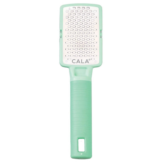 CALA Silky Glide Pro Callus Remover Foot File (Mint) – Stainless Steel Micro-File for Wet/Dry Use, Ultra-Soft Handle, Reusable