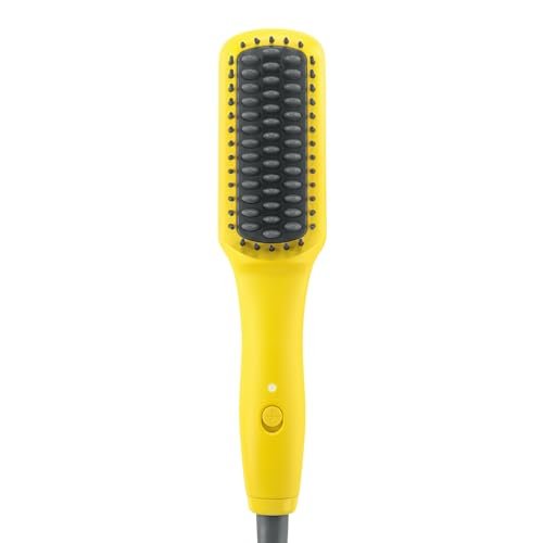 Drybar The Baby Brush Crush Mini Heated Straightening Brush - Corded Electric, Yellow Avelisse