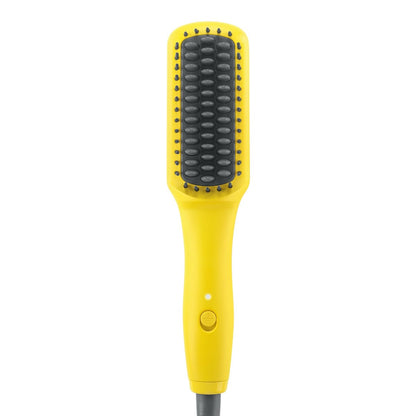 Drybar The Baby Brush Crush Mini Heated Straightening Brush - Corded Electric, Yellow Avelisse