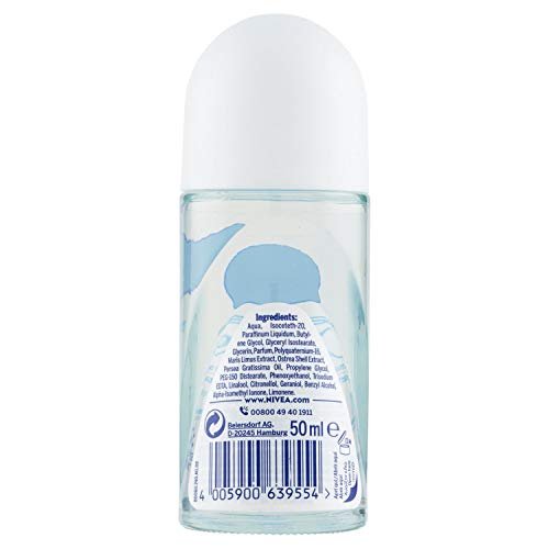 NIVEA Fresh Natural 0% Aluminum Free Deodorant Roll-On, 50ml – Long-Lasting Freshness Without Aluminum - görsel 6