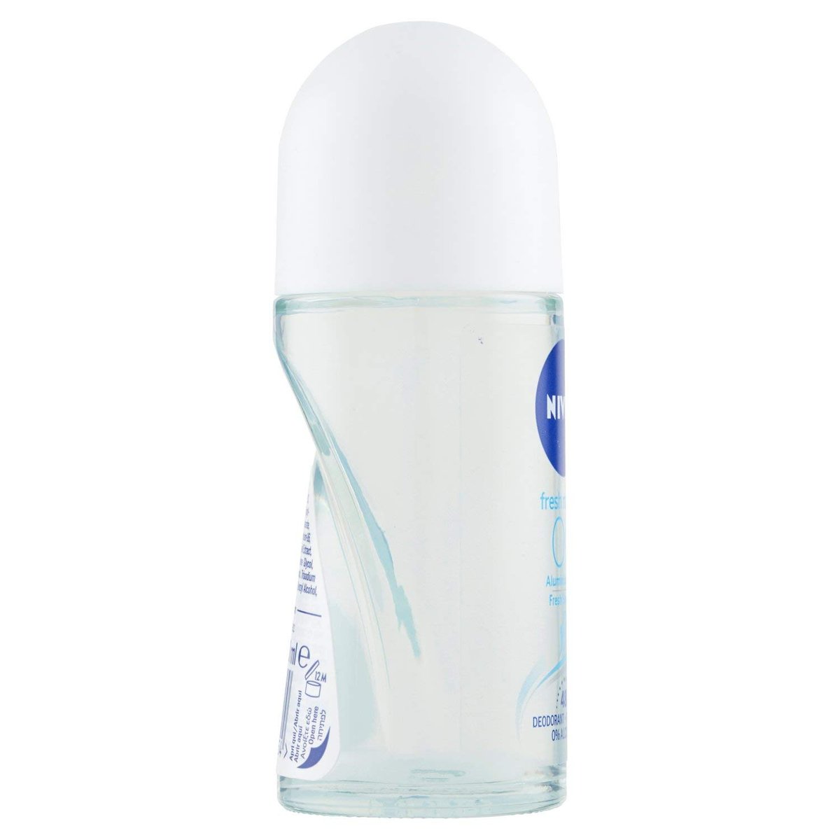 NIVEA Fresh Natural 0% Aluminum Free Deodorant Roll-On, 50ml – Long-Lasting Freshness Without Aluminum - görsel 3