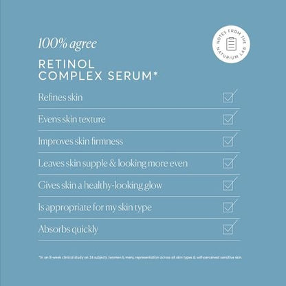 Naturium Retinol Complex Serum - Encapsulated Retinols & Bakuchiol for Refining & Smoothing Face Serum, 1 oz