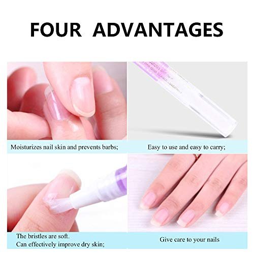 15-Piece Cuticle Oil Pen Set – Nail Care Kit with Vitamin E & Lavender for Damaged Nails, Hangnail Treatment, Moisturizer & Growth Serum Avelisse