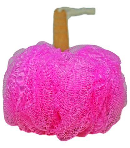 4 Pack Shower Loofah Body & Back Scrubber - Exfoliating Loofah on a Stick with Long Wooden Handle for Men & Women - Easy Reach Body Wash & Lotion Applicator Avelisse