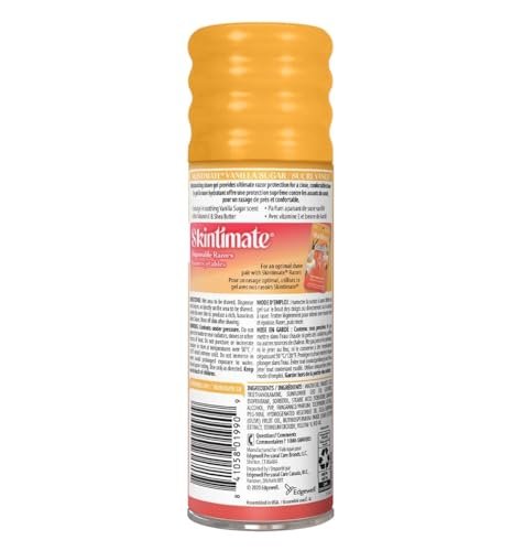 Skintimate Vanilla Sugar Shave Gel for Women – 7 oz (Pack of 6) with Vitamin E & Shea Butter Avelisse