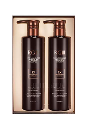 RG3 RGIII Premium Hair Loss Clinic Shampoo – 35.16 Fl Oz – Brown Avelisse