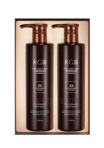 RG3 RGIII Premium Hair Loss Clinic Shampoo – 35.16 Fl Oz – Brown Avelisse