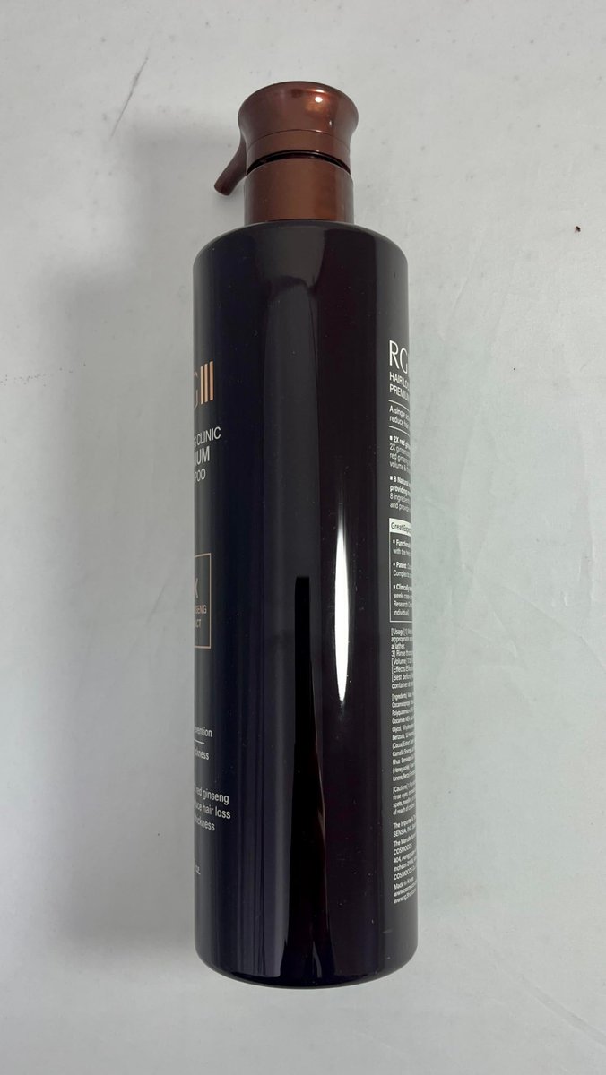 RG3 RGIII Premium Hair Loss Clinic Shampoo – 35.16 Fl Oz – Brown Avelisse