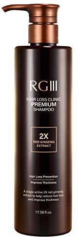 RG3 RGIII Premium Hair Loss Clinic Shampoo – 35.16 Fl Oz – Brown Avelisse