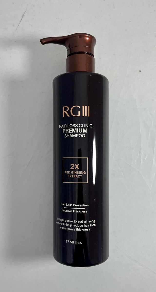 RG3 RGIII Premium Hair Loss Clinic Shampoo – 35.16 Fl Oz – Brown Avelisse