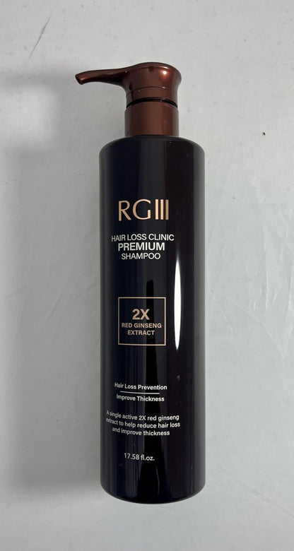 RG3 RGIII Premium Hair Loss Clinic Shampoo – 35.16 Fl Oz – Brown Avelisse