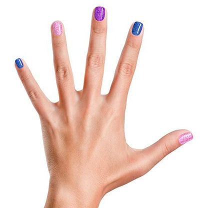 Piggy Paint 100% Non-Toxic Girls Nail Polish - Shimmer & Sparkle (3 Polish + Nail Art Gift Set) Avelisse