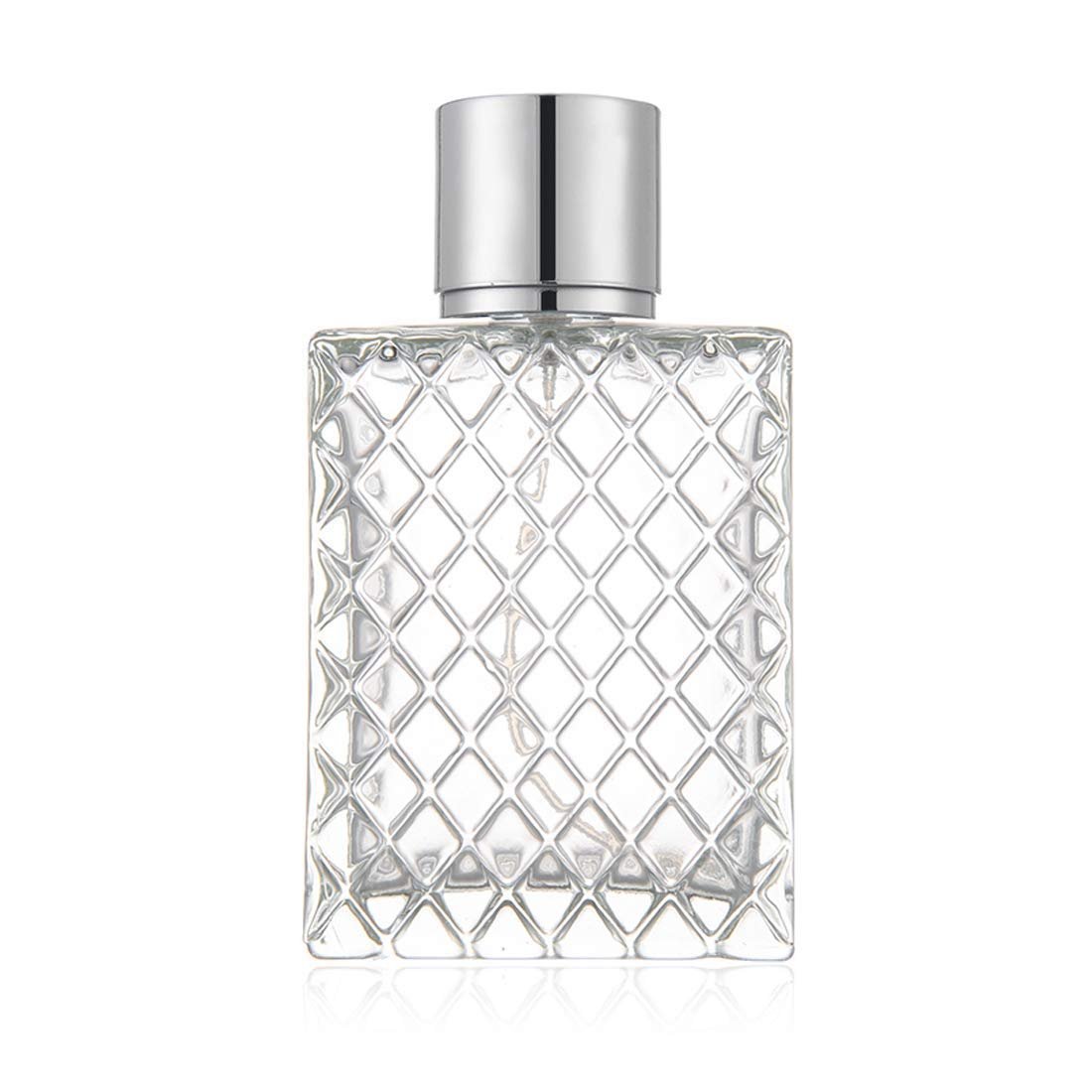 Enslz 100ml 3.4 oz Refillable Spray Perfume Bottle - Large Fine Mist Atomizer, Empty Portable Clear Glass Essential Oil Container for Travel - görsel 15